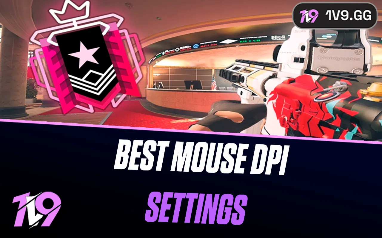 Best Mouse DPI Settings in Rainbow Six Siege